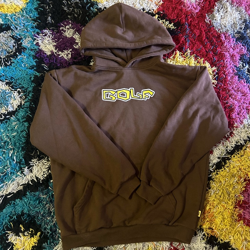 Golf Men’s Brown Hoodie Sweater